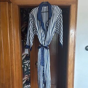 Vintage Striped Robe